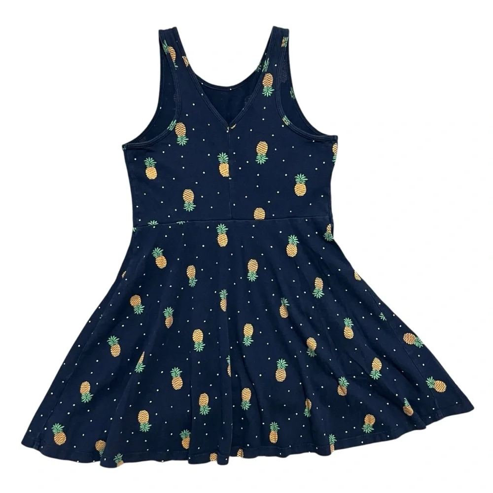 Old Navy S (6/7) Dark Blue Pineapple Tank Dress